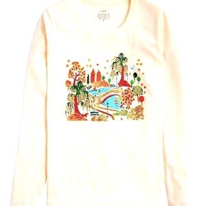 JCrew Long-sleeve NY Central Park Graphic Tee Size L